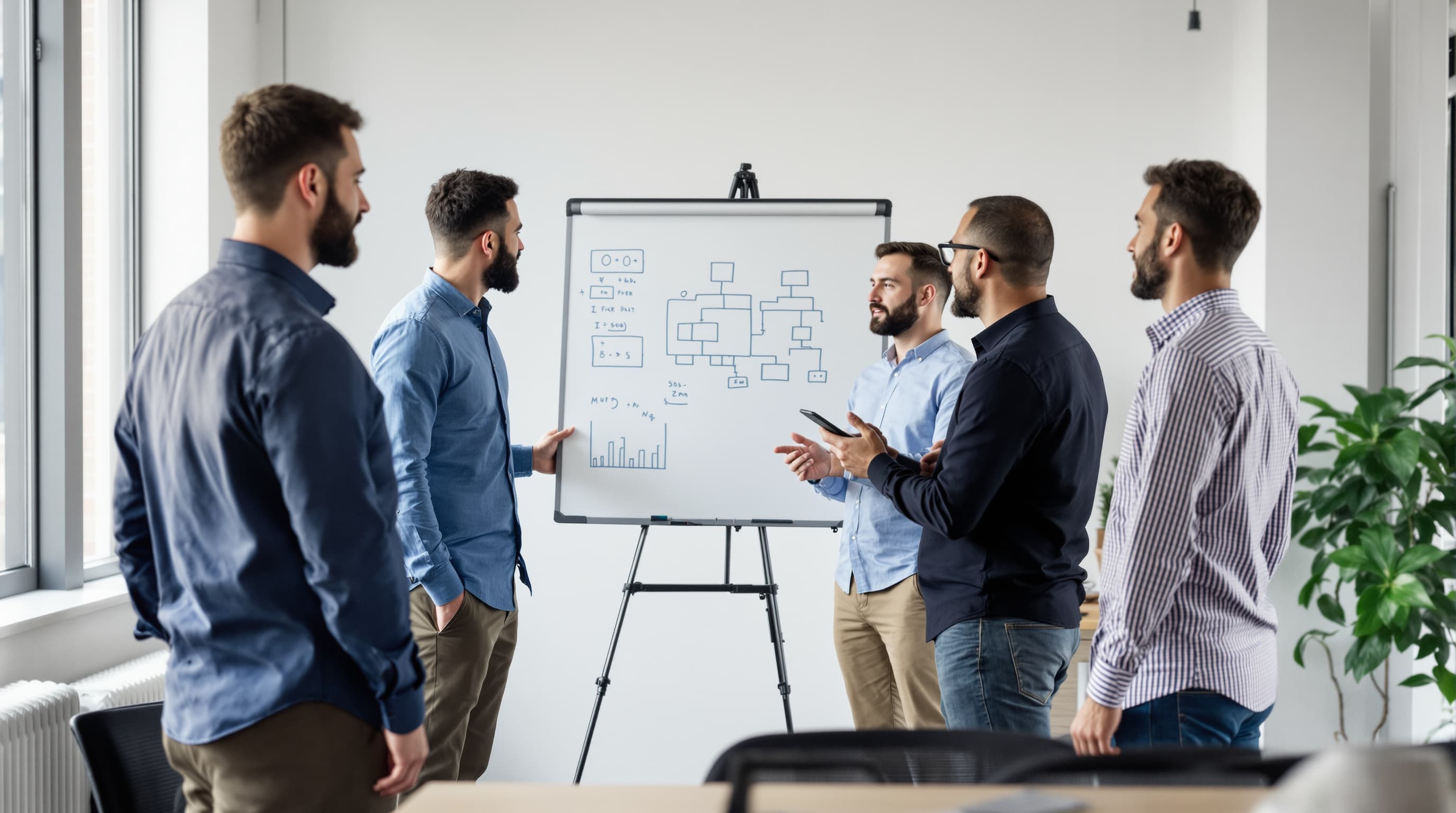 Shopware-Entwicklerteam im Meeting